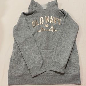 🍋2 for $10🍋 Girls Old Navy Pullover Hoodie Grey.  XL (14/16).